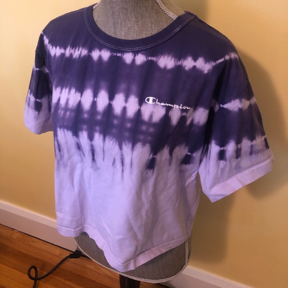 CHAMPION TIE-DYE CROPPED SHIRT